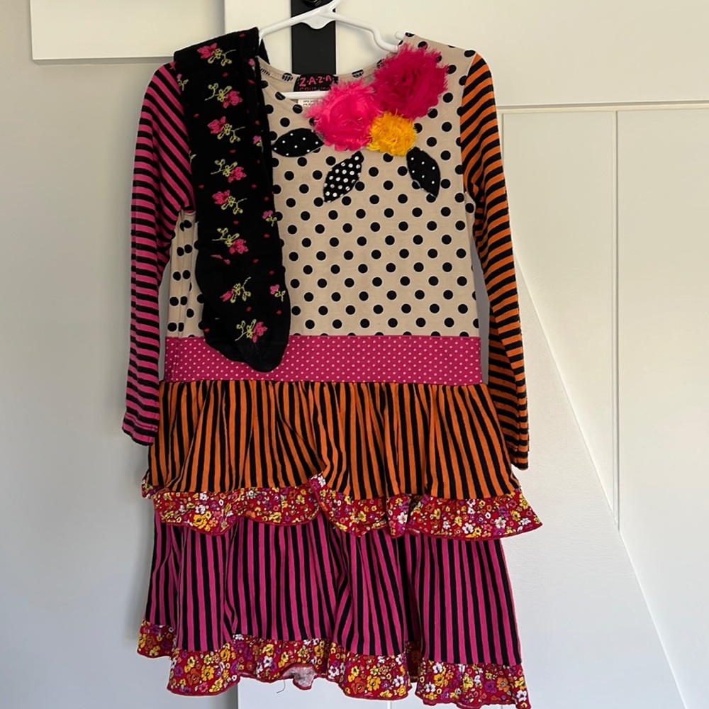 ZAZA COUTURE DRESS + TIGHTS ❤️